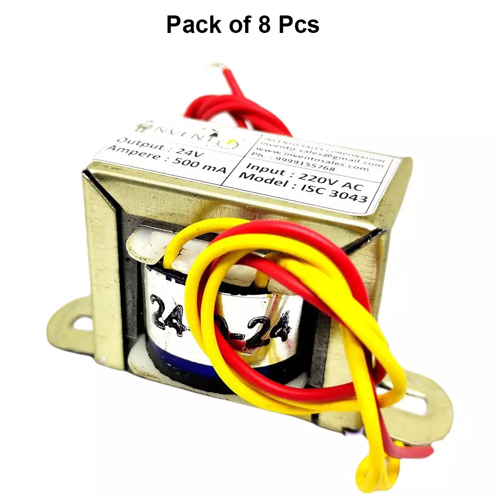 invento-step-down-centre-tapped-transformer-copper-winding-24-0-24-type-500-ma-current-220-24-v-ac-isc-3043-3-pack-of-8-pcs