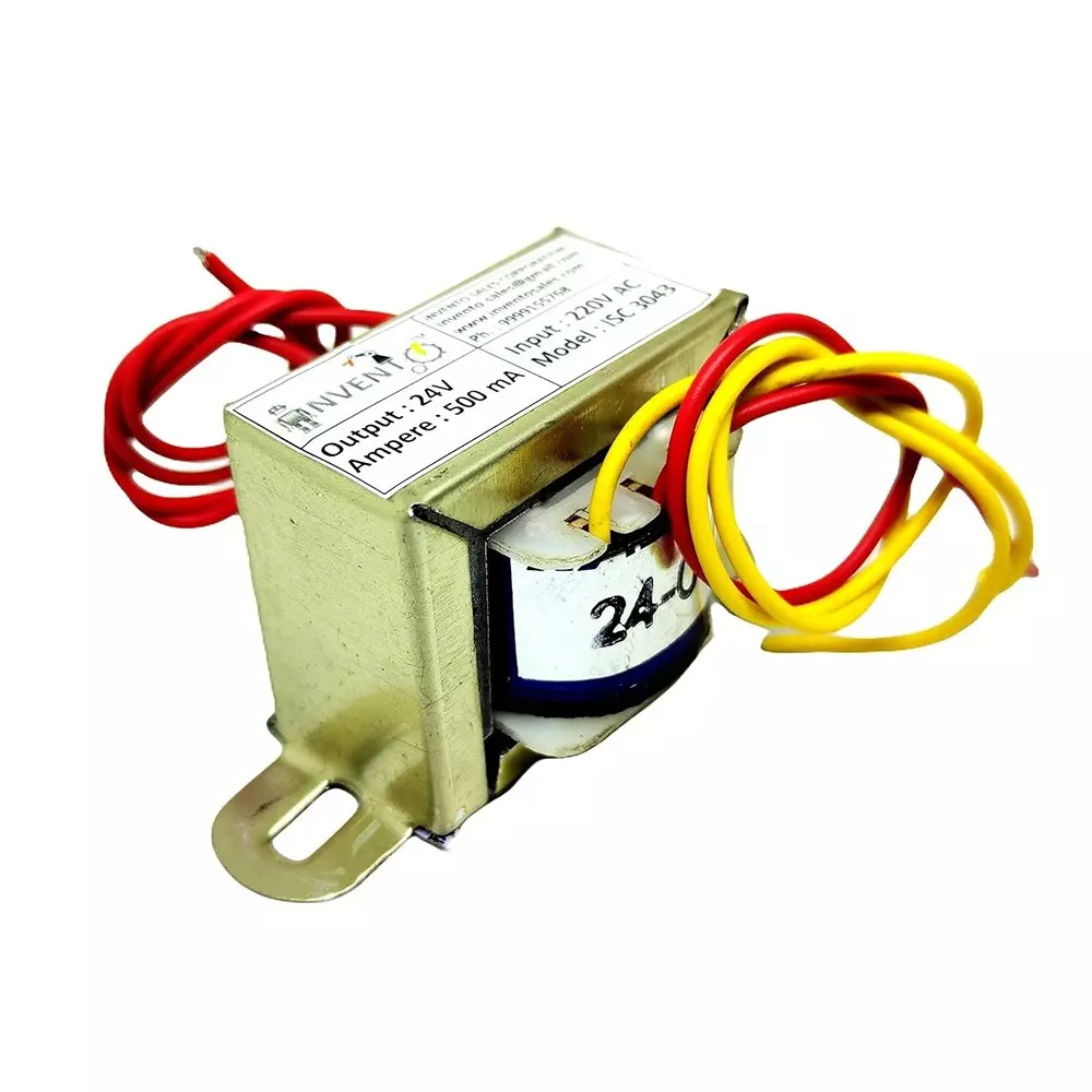 invento-step-down-centre-tapped-transformer-copper-winding-24-0-24-type-500-ma-current-220-24-v-ac-isc-3043-3-pack-of-8-pcs