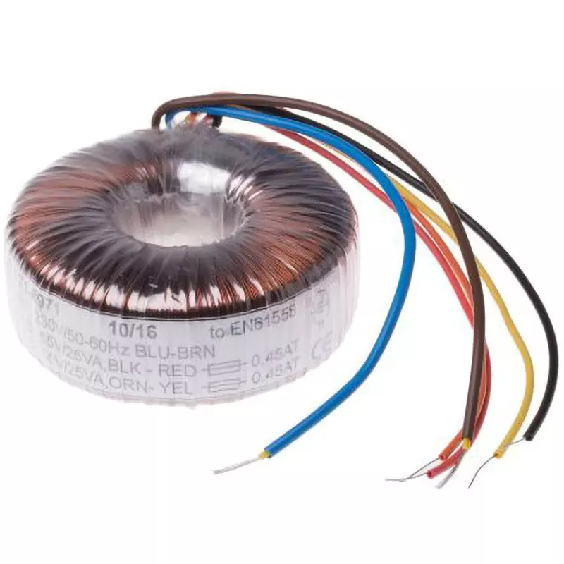 RS PRO Toroidal Transformer Copper Conductor Termination Wire Terminal Style 2 Output, 671-8971
