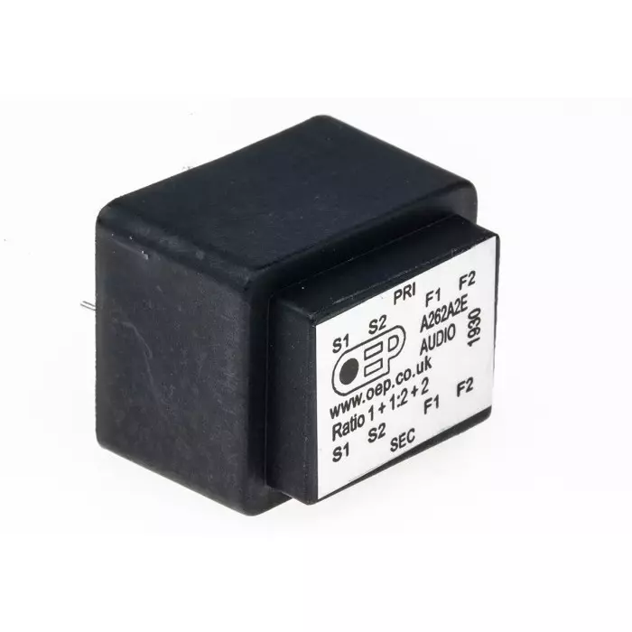 OEP (OXFORD ELECTRICAL PRODUCTS) Through Hole Audio Transformer 600 Ω 100 mW Hz @ 300 1 mW Hz @ 30, A262A2E