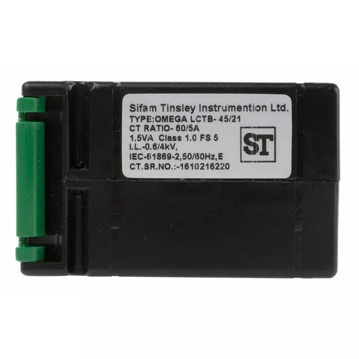 SIFAM TINSLEY OmegaxMER Series Base Mounted Current Transformer 60:5 21 mm Bore, XM02-145031S000000