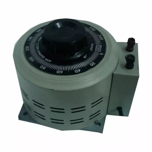 Crown 240 V AC Single Phase Variable Auto Transformer (VARIAC) Portable Type, 28 Amp