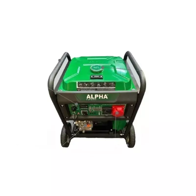 ALPHA Diesel Generator 7 KVA Single & Three Phase Recoil and Electric Start, A7800D