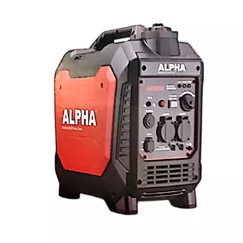 Alpha Portable Generators Silent 3000 W Rated Output 6.3 L Fuel Capacity 140 CC Engine, A3800