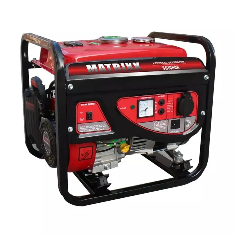 Matrix 1 Kva 1 Phase Recoil Start Dual Fuel Petrol & Kerosene Portable Generator
