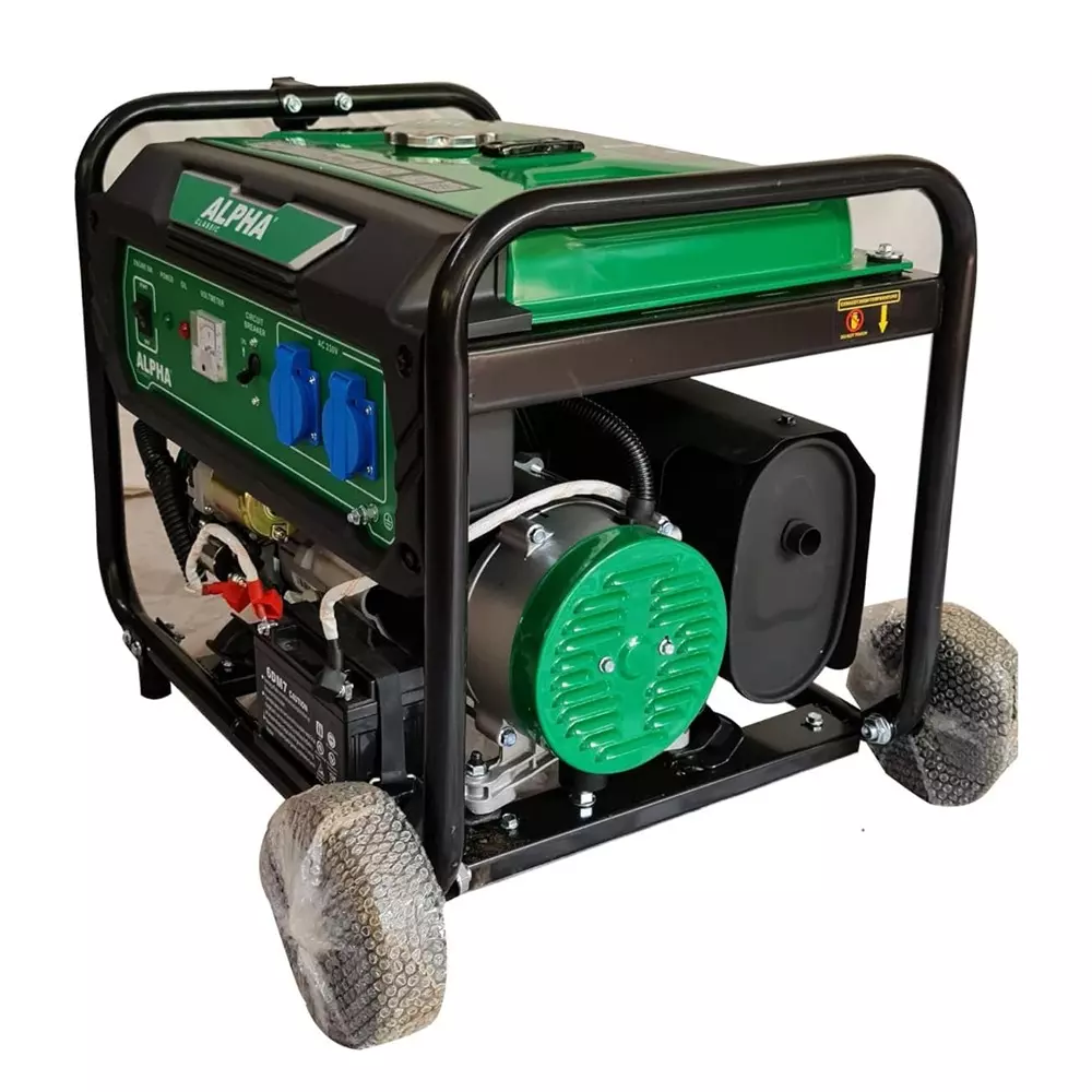 Alpha Portable Generators AVR 2800 W Rated Output 15 L Fuel Capacity 212 CC Engine, A3600