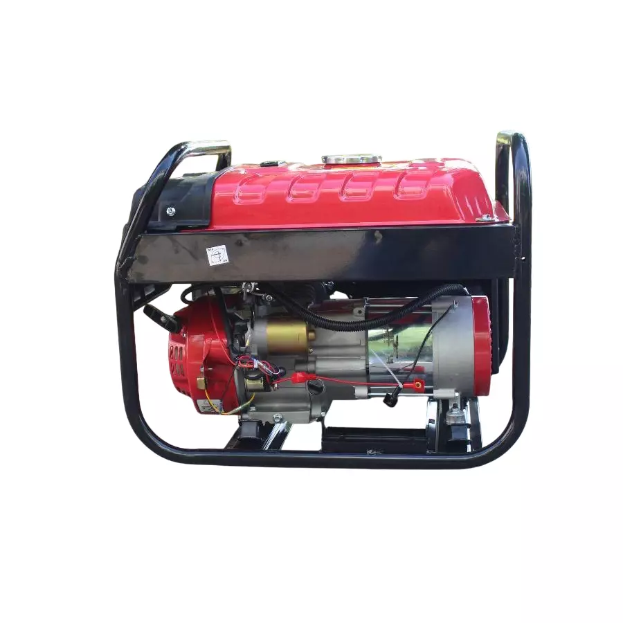 Double Wolf 3 KVA Portable Generator Petrol Based Single Phase with Key Start, DW-3500E