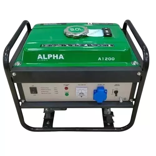Alpha Portable Generators AVR 800 W Rated Output 9 L Fuel Capacity 98 CC Engine, A1200