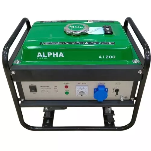 Alpha Portable Generators AVR 800 W Rated Output 9 L Fuel Capacity 98 CC Engine, A1200