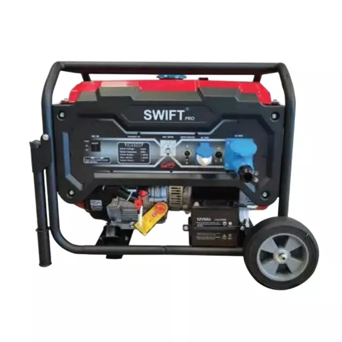 SWIFT Pro Portable Generators AVR 7000 W Rated Output 25 L Fuel Capacity 439 CC Engine, SW9500