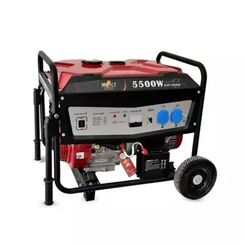 XLNT Recoil and Electric Start Petrol Generator 5.5 kVA 25 L Tank Capacity Air Cooled OHV 4-Stroke Engine, XLNT-6500E