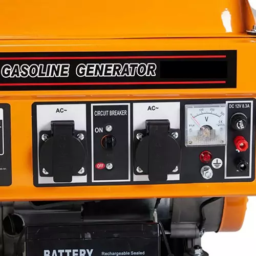 Pilot Gasoline Generator 7.5 HP Motor 15 L Fuel Tank 4-Stroke 1 Phase 2.2 kW Maximum Power, PL-122X