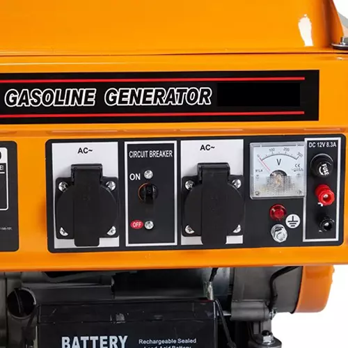 Pilot Gasoline Generator 7.5 HP Motor 15 L Fuel Tank 4-Stroke 1 Phase 3.2 kW Maximum Power, PL-132X