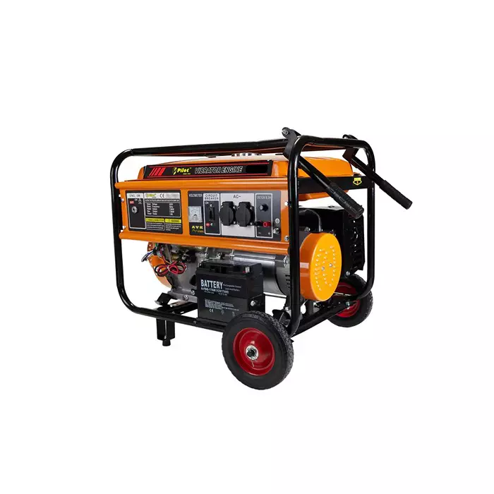 Pilot Gasoline Generator 18 HP Motor 25 L Fuel Tank 4-Stroke 1 Phase 7.5 kW Maximum Power, PL-175X