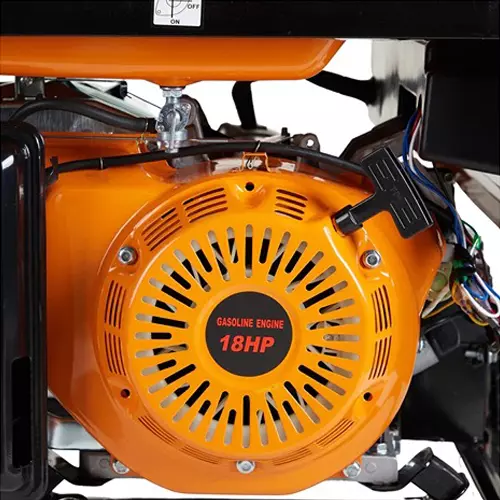 Pilot Gasoline Generator 18 HP Motor 25 L Fuel Tank 4-Stroke 1 Phase 7.5 kW Maximum Power, PL-175X