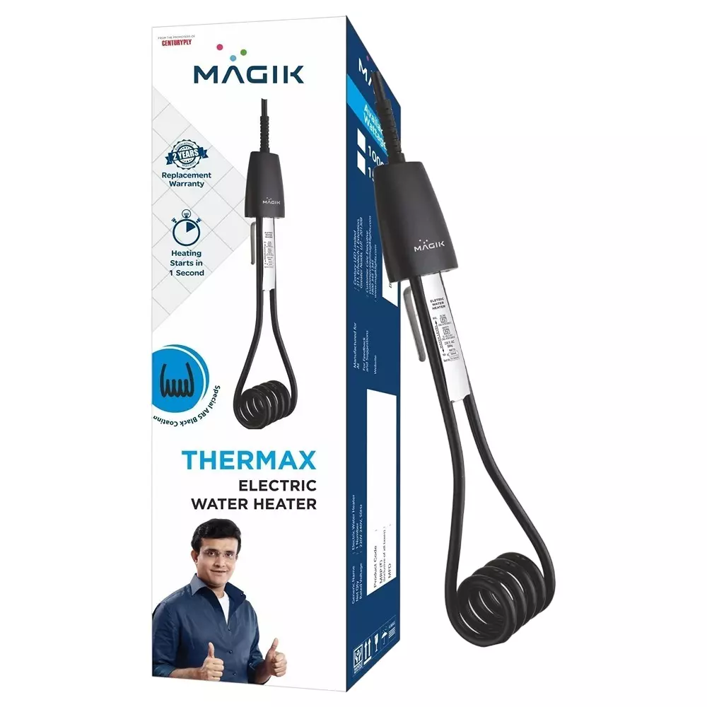 Magik 1.5 kW Thermax Electric Water Heater Immersion Rod Metal Hook and ARS Coating, ACTHEH4284