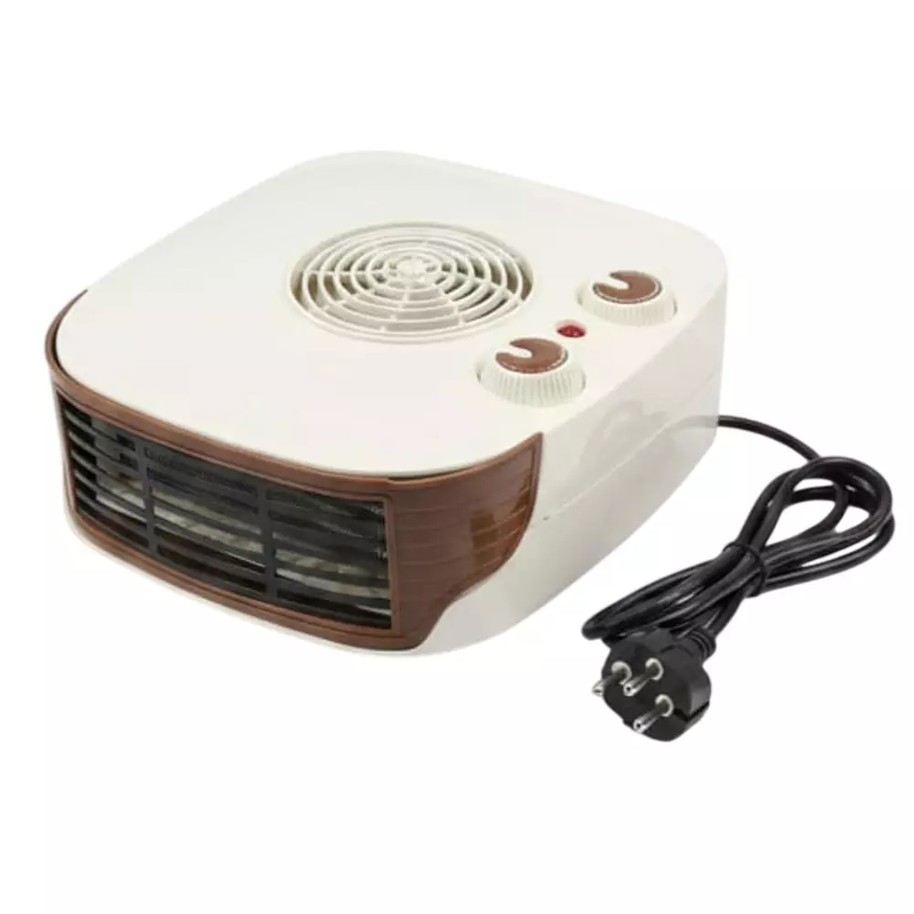 GENERIC Fan Heater ABS Plastic 2 Heat Settings 400 W