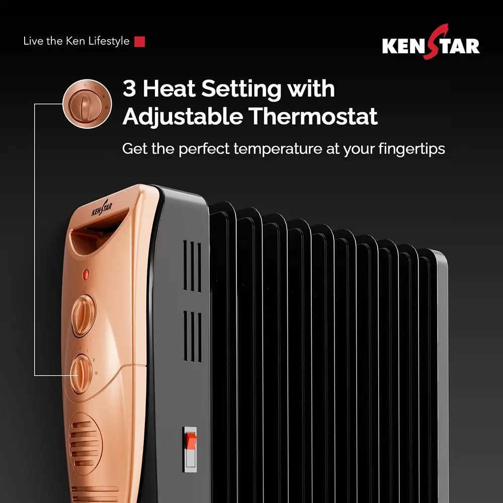 kenstar-2900-w-oil-filled-room-heater-with-400-w-ptc-fan-heater-11-fins-in-black-gold-color-luxora