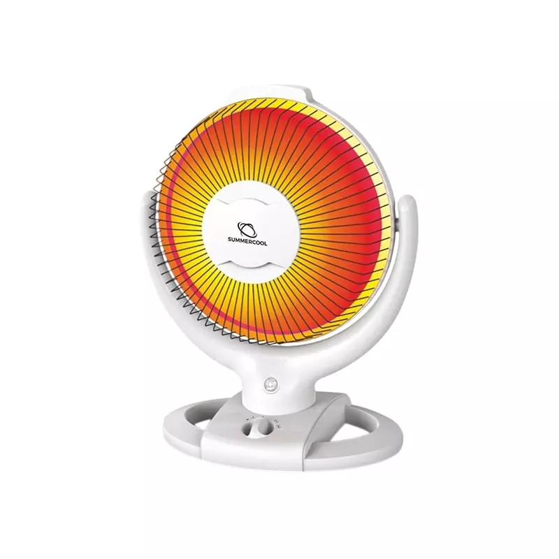 Summercool Sun Heater 300 mm (12 inch) Disc Size 400 W / 800 W 2 Heiting Setting White