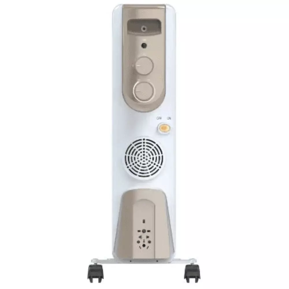 Bajaj Oil Filled Radiator Room Heater Beige & White 1900 W, Vienna 7F OFR
