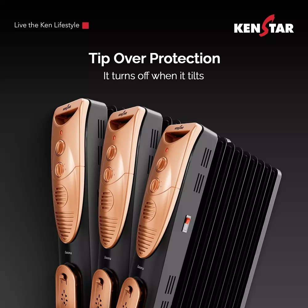 kenstar-2400-w-oil-filled-room-heater-with-400-w-ptc-fan-heater-9-fins-in-black-gold-color-luxora