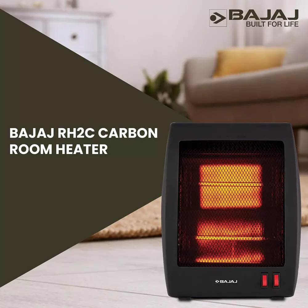 Bajaj Room Heater Black 800 W, RH2C