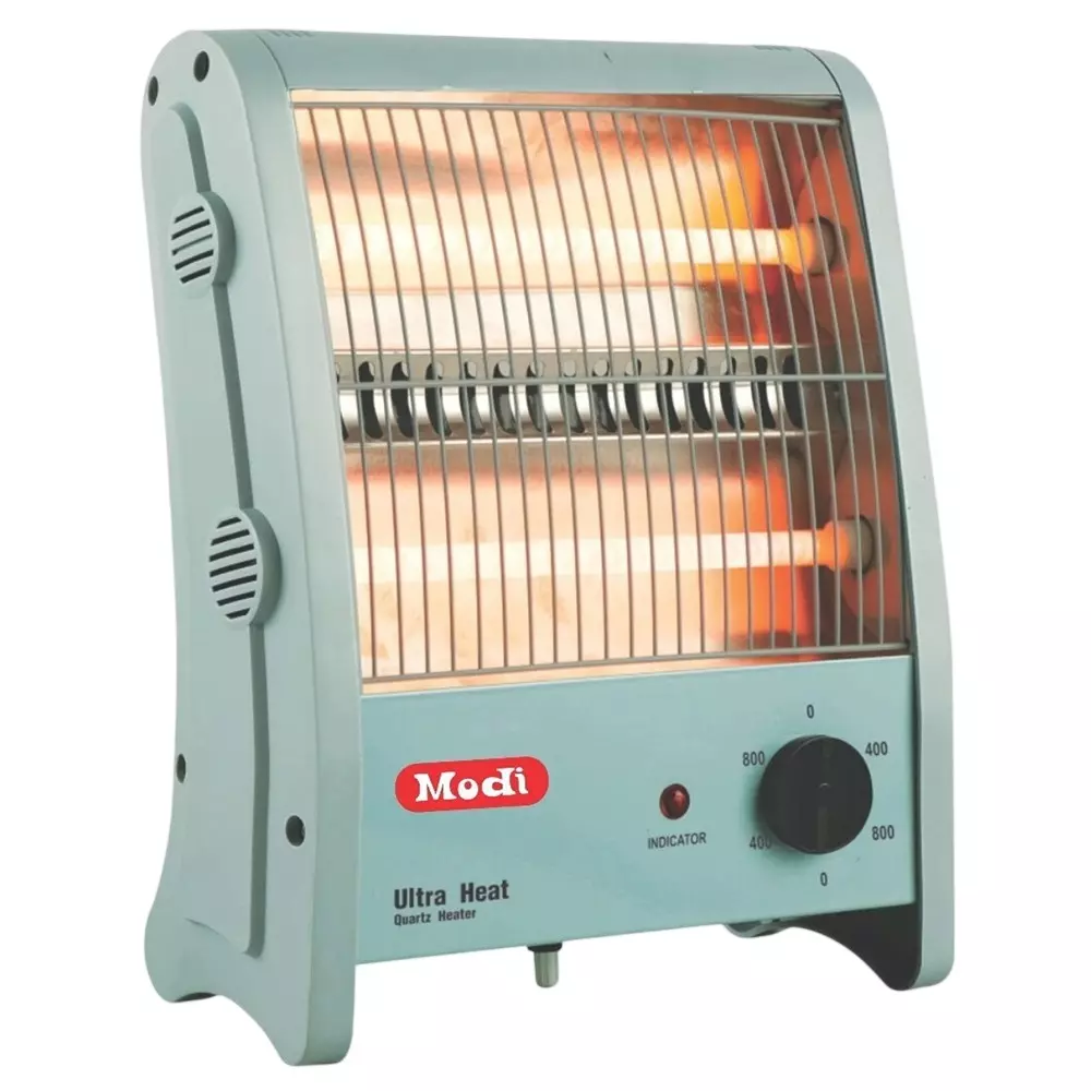 Modi Ultra Heat Quartz Room Heater 400 W/800 W, Dual Heat Settings in Light Grey Color, ULTRAHEAT-RH