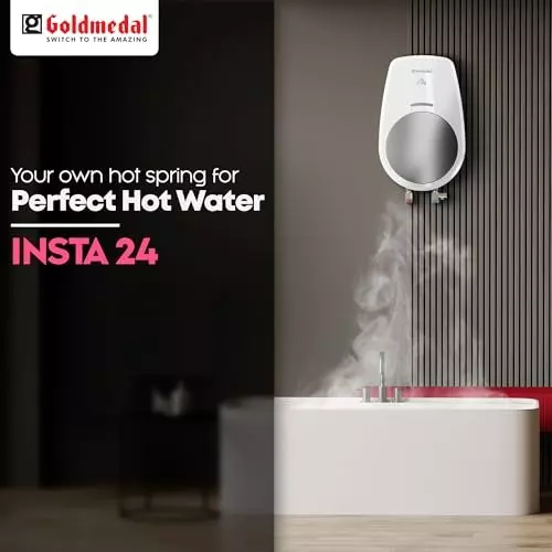 Goldmedal Insta24 Instant Water Heater 5.5 L White Silver, IWPS01005NWS