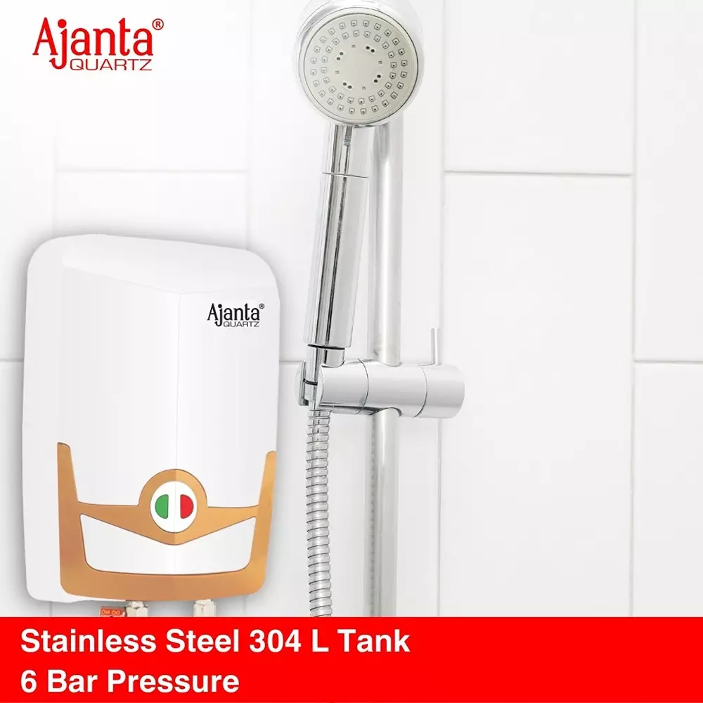 Ajanta QUIK HOT Instant Water Heater 3 L Capacity with Heavy Duty 3 KVA 1 Kg Copper Heating Element