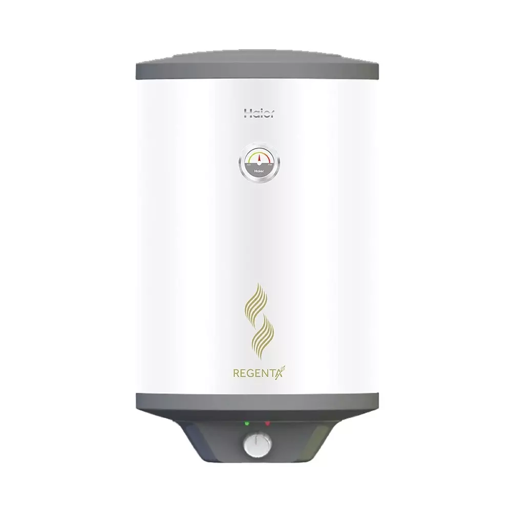 Haier REGENTA Series Cylindrical Water Heater White 100 L Capacity 3 kW Rated Power 5 Star Rating, ES100V-REGENTA