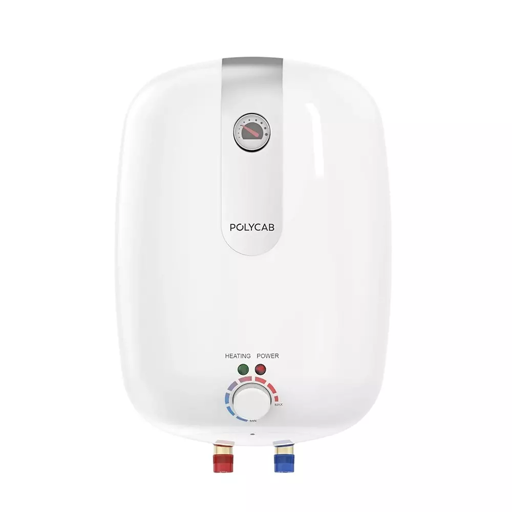 Polycab Elanza DLX Storage Water Geyser Glassline Coating 2 kW ABS Plastic Body 25 L Tank Capacity, POLY0549