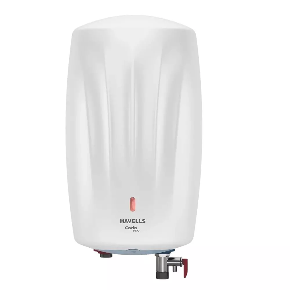Havells 5.9 L Carlo Pro Instant Water Heater Geyser Vertical Wall Mounted and 3000 W Rating in White Color, GHWVCPUWCW05