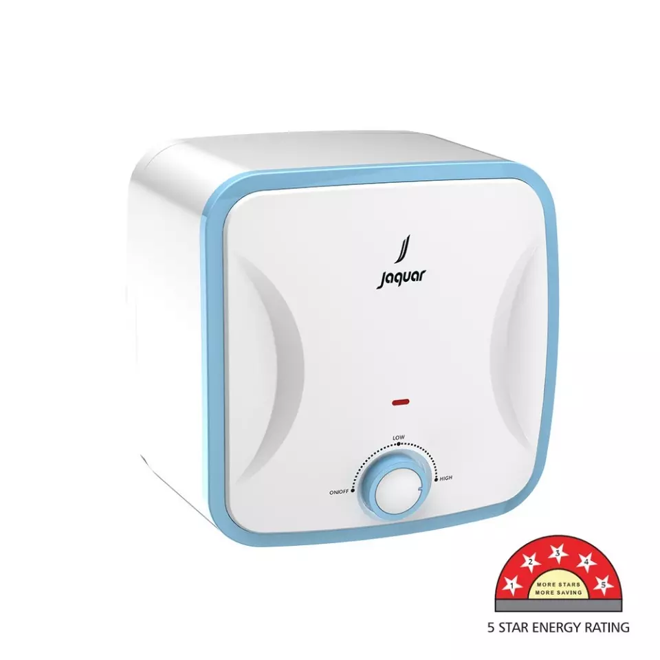 Jaquar Manual Water Heater Erica Vertical Series 15 L White, ERM-WHT-V015