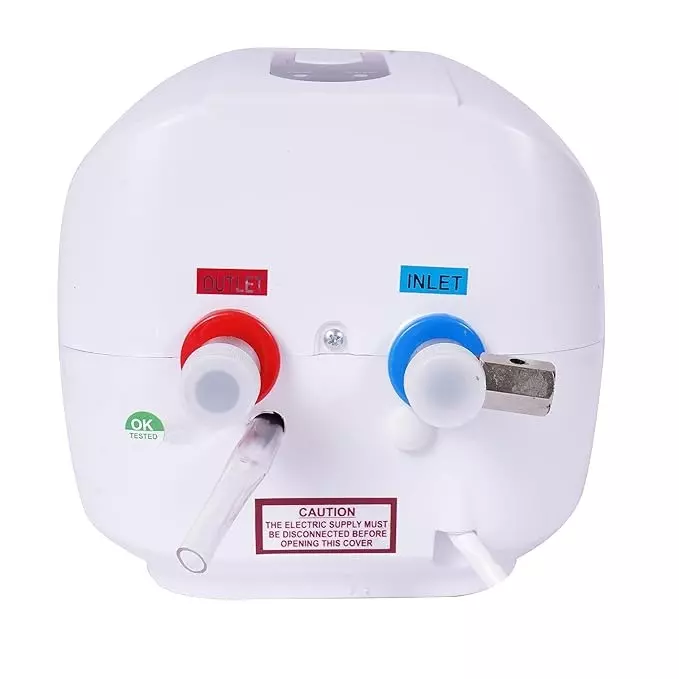Somany Water Heater Geyser Signature Collection Vertical 3000 W Upto 5 Bar Pressure 3 L White, Elise Optimus Insta