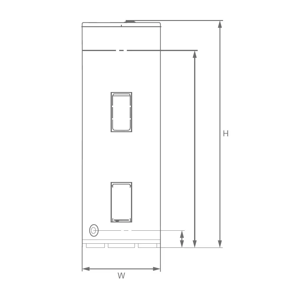 Jaquar Manual Water Heater Verna Floor Series 200 L Grey, VRN-GRY-200