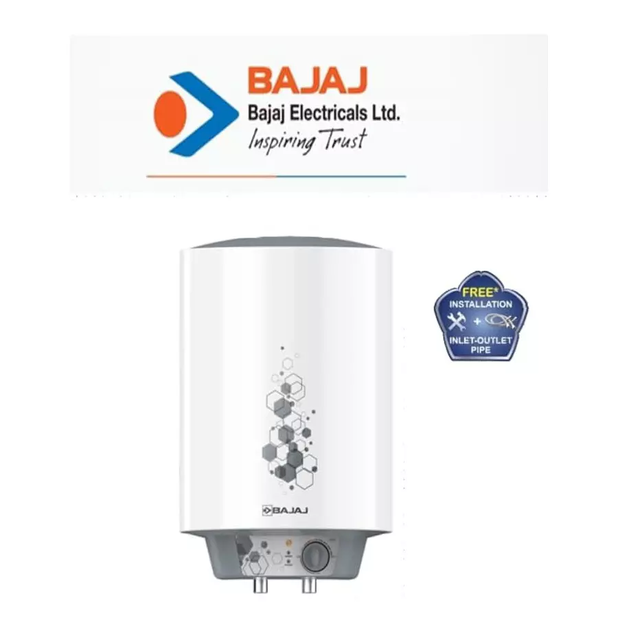 Bajaj Astor 15 L Water Heater Geyser 8 Bar Working Pressure Wall Mounted White, Grey