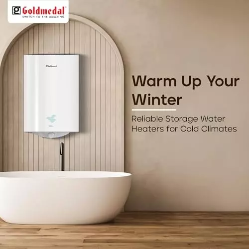 Goldmedal Tizio Vertical Storage Water Heater 6 L White, SWME01006VWH