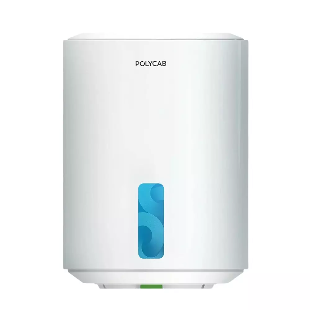 Polycab Emerald Plus Storage Water Geyser With Connecting Pipe 2 kW Metal Body 25 L Tank Capacity, HWHSVMB082P