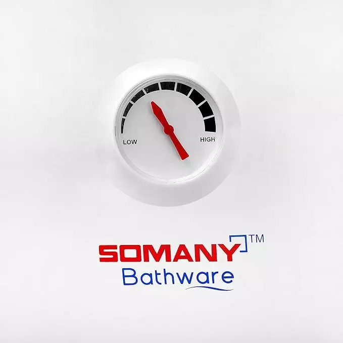 Somany Water Heater Geyser Signature Collection Vertical 2000 W Upto 8 Bar Pressure 15 L White, Picardy Neo