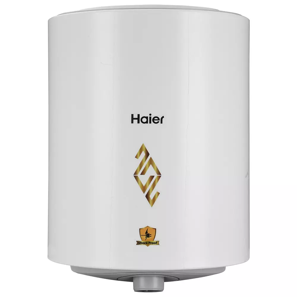 Haier VL Series Cylindrical Water Heater White 35 L Capacity 2000 W Rated Power 4 Star Rating, ES35V-VL-F