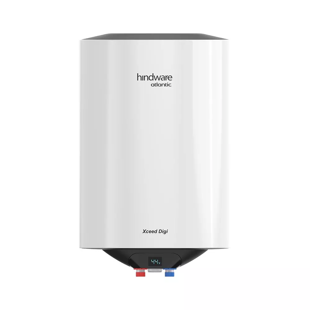 Hindware Xceed Digi Water Geyser 25 L Capacity White Wall Mount, HINDXCEED25L