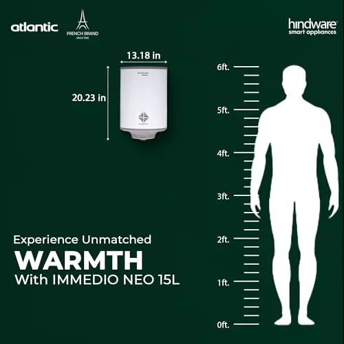 hindware-smart-appliances-water-heater-corded-electric-white-and-grey-wall-mount-230-v-35x515-cm-size-15-l-capacity-for-home-hotel-use-immedioa15lwhgry