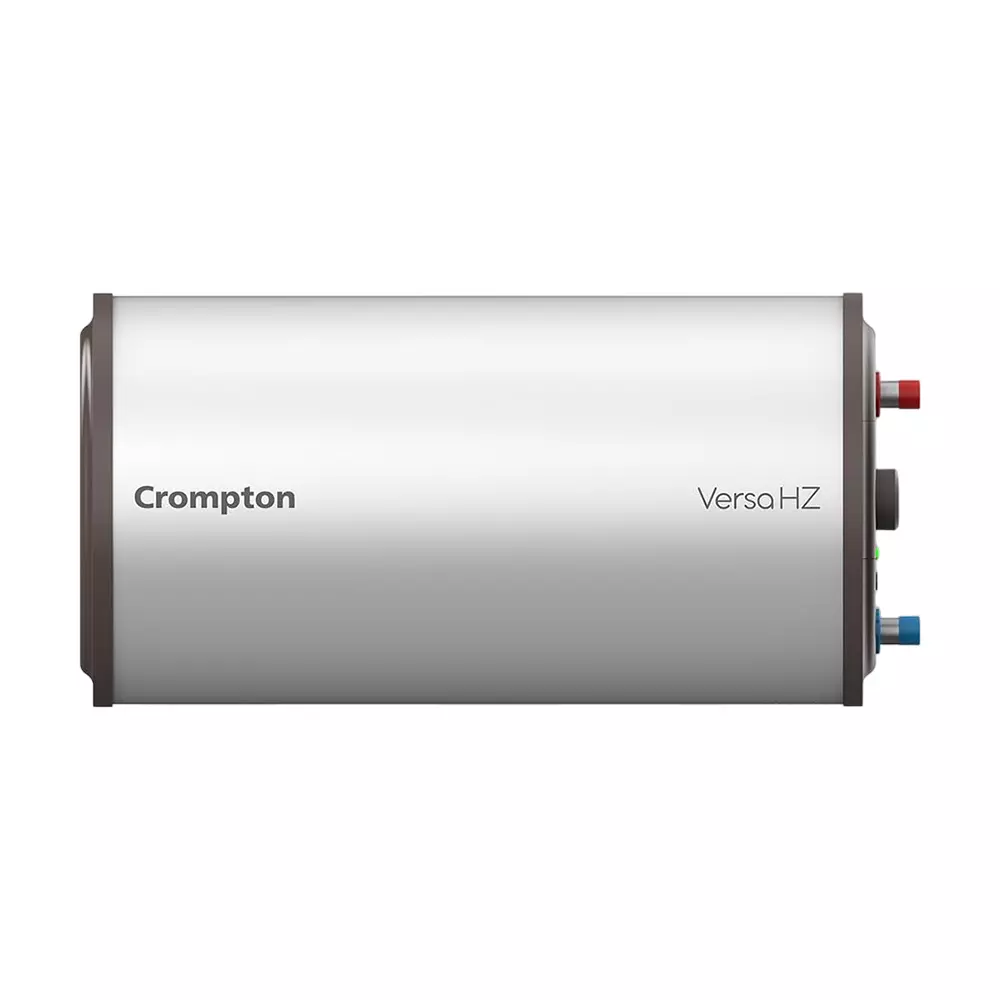 Crompton Versa Horizontal LHS 25 L White Storage Water Heater Geyser, ‎ASWH-4125