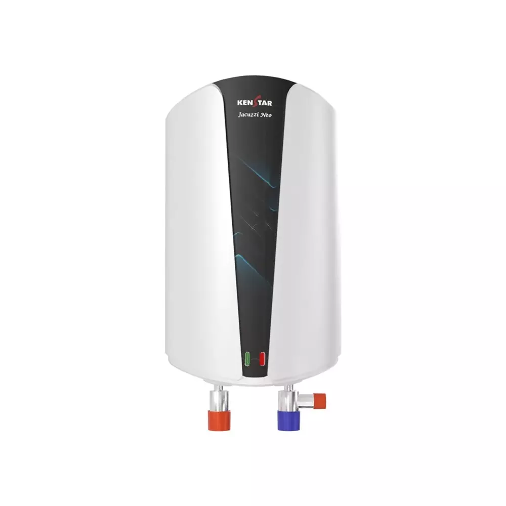 Kenstar 3 L Capacity Instant Water Heater (Geyser) 3000 W Power and 6.5 Bar Pressure in White Color, Jacuzzi Neo