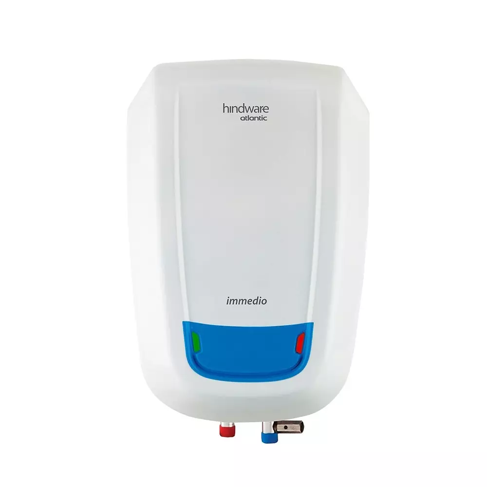 Hindware Immedio Water Geyser 5 L Capacity 3000 W White Wall Mount, 521633