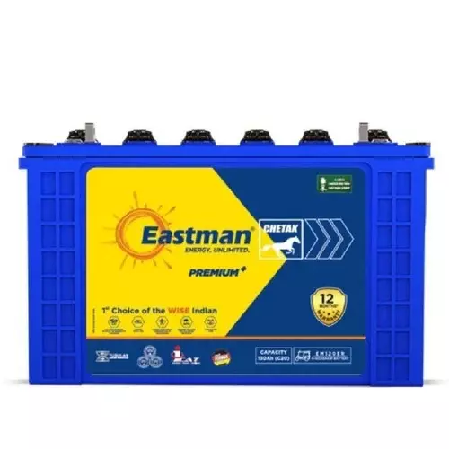 Eastman E-Rikshaw Battery 12 V 140 Ah Premium Series Tall Tubular, EM120ER