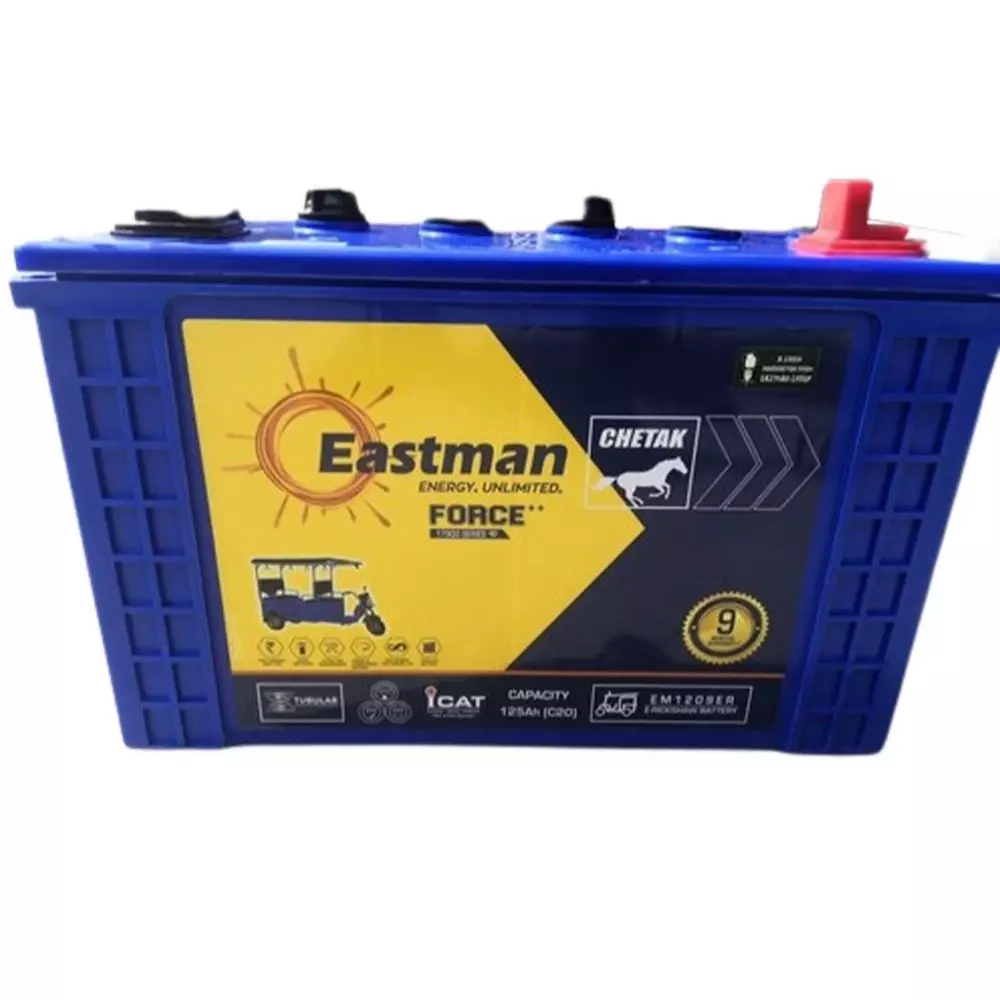 Eastman E-Rikshaw Battery 12 V 125 Ah Force Series, EM1209ER