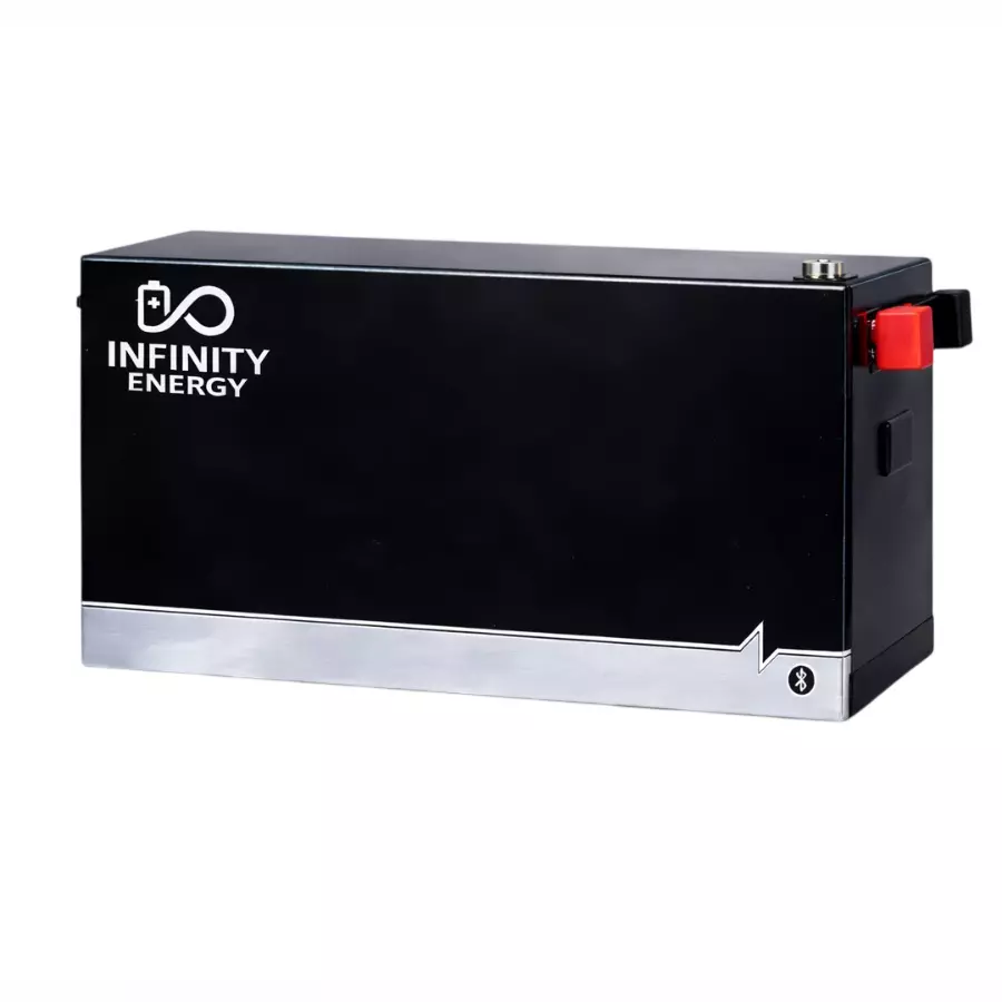 Infinity Energy Lithium Battery 100 Ah Capacity, 25.6 V, BMS Bluetooth Connectivity, IE10025.6