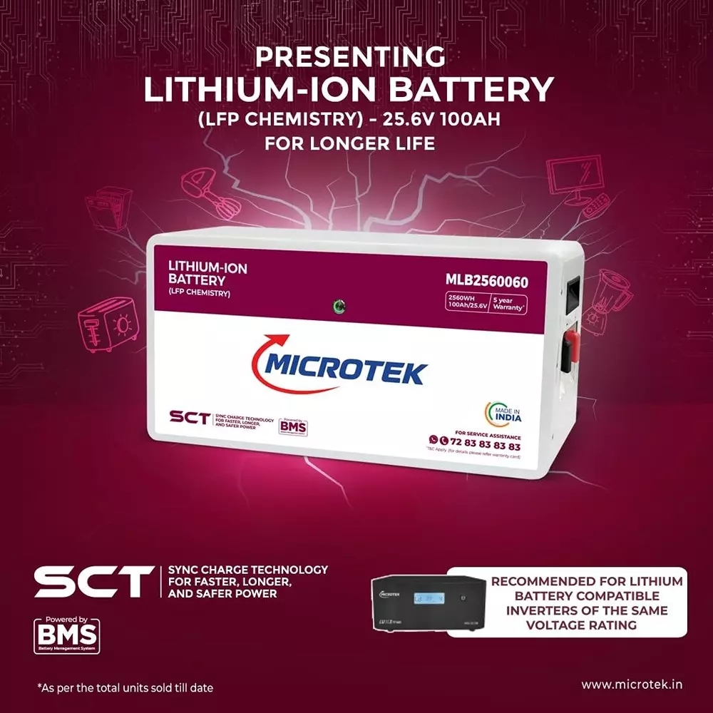 microtek-lifepo-lithium-iron-phosphate-mtek-lithium-inverter-battery-256-kwh-100-ah-white-single-phase-256-v-wall-mounted-for-home-office-899-ba1-1025