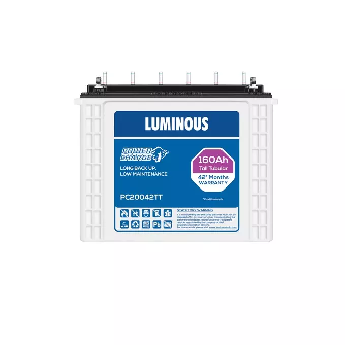 Luminous Power Charge 160 Ah Tubular Inverter Battery, PC 20042